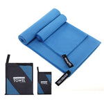 Serviette de sport absorbante à séchage rapide en microfibre, serviette de bain, 40x80cm, 76x152cm