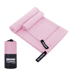 Serviette de sport absorbante à séchage rapide en microfibre, serviette de bain, 40x80cm, 76x152cm