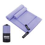 Serviette de sport absorbante à séchage rapide en microfibre, serviette de bain, 40x80cm, 76x152cm