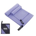 Serviette de sport absorbante à séchage rapide en microfibre, serviette de bain, 40x80cm, 76x152cm