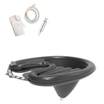 Bassin de lavage pour cheveux inclinable pour femmes enceintes et personnes âgées, Noir, Rose, Rose+Poche de vidange, Noir+Poche de vidange