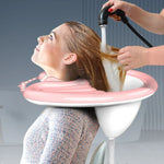 Bassin de lavage pour cheveux inclinable pour femmes enceintes et personnes âgées, Noir, Rose, Rose+Poche de vidange, Noir+Poche de vidange