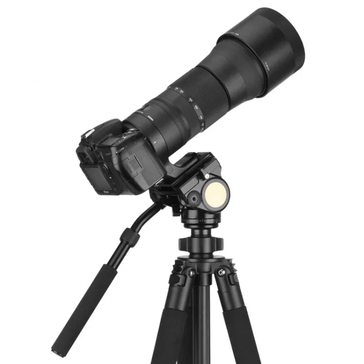 Trépied pour appareil photo reflex QingZhuangShiDai Q90 avec poignée d'amortissement et stabilisateur pour prise de vue d'oiseaux et téléobjectif, Q90
