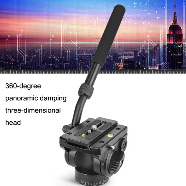 Trépied pour appareil photo reflex QingZhuangShiDai Q90 avec poignée d'amortissement et stabilisateur pour prise de vue d'oiseaux et téléobjectif, Q90