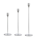 3 Pièces / Lot Bougeoir en fer forgé pour décoration de mariage, Style : 3 Pièces / Lot Fond épais (Rose Rouge), 3 Pièces / Lot Fond épais (Argent), 3 Pièces / Lot Fond fin (Noir), 3 Pièces / Lot Fond fin (Or Imitation), 3 Pièces / Lot Fond fin (Argent)