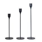 3 Pièces / Lot Bougeoir en fer forgé pour décoration de mariage, Style : 3 Pièces / Lot Fond épais (Rose Rouge), 3 Pièces / Lot Fond épais (Argent), 3 Pièces / Lot Fond fin (Noir), 3 Pièces / Lot Fond fin (Or Imitation), 3 Pièces / Lot Fond fin (Argent)