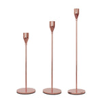 3 Pièces / Lot Bougeoir en fer forgé pour décoration de mariage, Style : 3 Pièces / Lot Fond épais (Rose Rouge), 3 Pièces / Lot Fond épais (Argent), 3 Pièces / Lot Fond fin (Noir), 3 Pièces / Lot Fond fin (Or Imitation), 3 Pièces / Lot Fond fin (Argent)