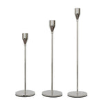 3 Pièces / Lot Bougeoir en fer forgé pour décoration de mariage, Style : 3 Pièces / Lot Fond épais (Rose Rouge), 3 Pièces / Lot Fond épais (Argent), 3 Pièces / Lot Fond fin (Noir), 3 Pièces / Lot Fond fin (Or Imitation), 3 Pièces / Lot Fond fin (Argent)