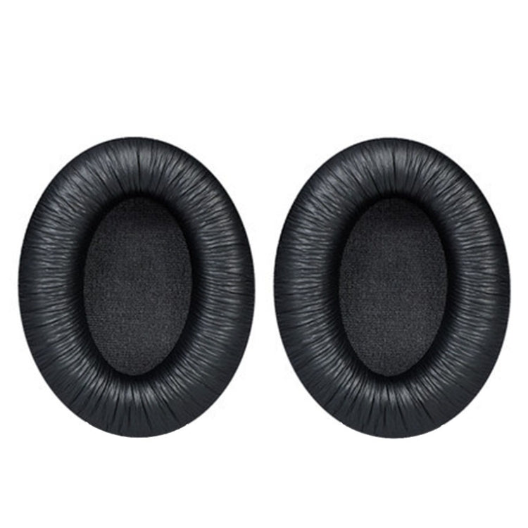 2 oreillettes de casque en mousse respirante pour Sennheiser HD200 Pro, spécifications : plissé, velours, protéines