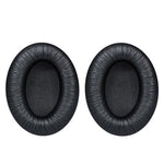 2 oreillettes de casque en mousse respirante pour Sennheiser HD200 Pro, spécifications : plissé, velours, protéines