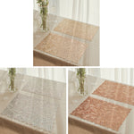 Napperon isolant durable en PVC creux pour table, or, argent, cuivre