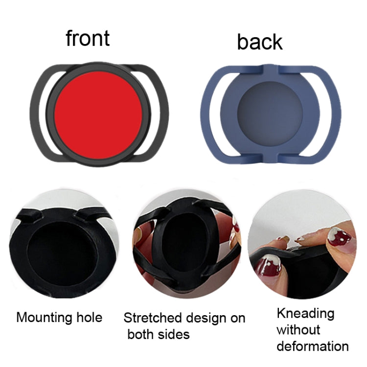 2 coques de protection en silicone anti-perte pour AirTag 2e génération / AirTag 1re génération, 24mm, 30mm, 35mm