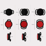 2 coques de protection en silicone anti-perte pour AirTag 2e génération / AirTag 1re génération, 24mm, 30mm, 35mm