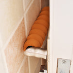 2 caches anti-collision antistatiques pour poignée de porte de chambre, 13,5 x 3,5 cm