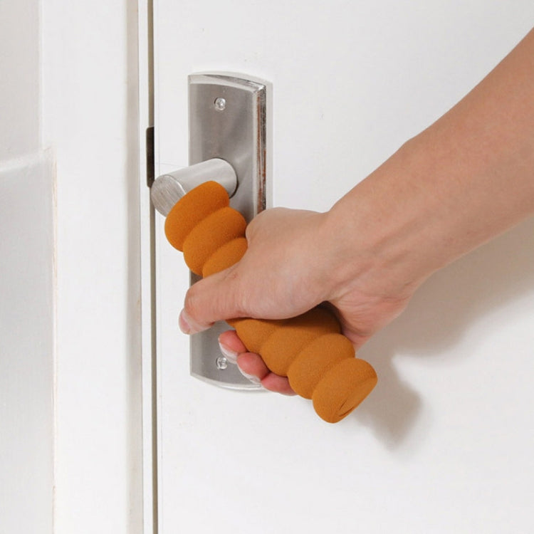 2 caches anti-collision antistatiques pour poignée de porte de chambre, 13,5 x 3,5 cm
