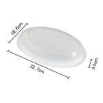Cuiseur à poisson vapeur avec couvercle, assiette à poisson à la vapeur, assiette à poisson à la vapeur