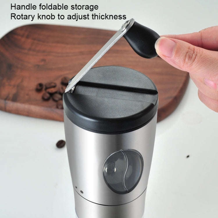 Moulin à café manuel, petite machine à café portable domestique, en acier inoxydable