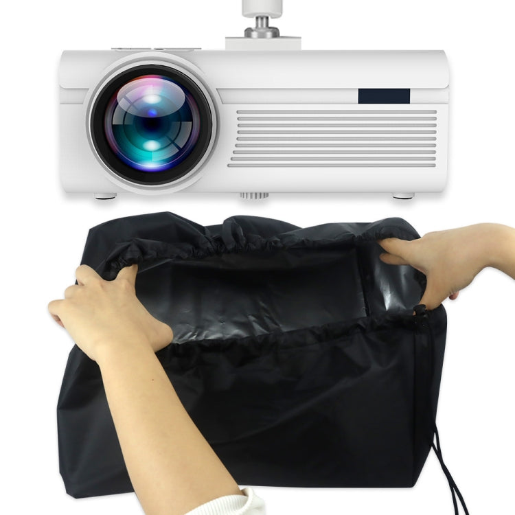 Housse de protection anti-poussière en tissu Oxford durable pour projecteur, 35x35x22cm Noir