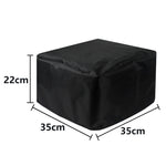 Housse de protection anti-poussière en tissu Oxford durable pour projecteur, 35x35x22cm Noir