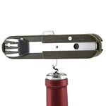Vaisselle de camping en acier inoxydable, couteau, fourchette et cuillère pliants combinés