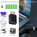 ZF-169 PLUS Adaptateur audio Bluetooth 5.0 USB 3 en 1 pour voiture