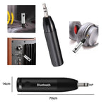 011 Récepteur audio Bluetooth 5.0 AUX Adaptateur audio stéréo de voiture 3,5 mm, 011 Noir