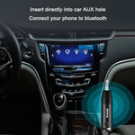 011 Récepteur audio Bluetooth 5.0 AUX Adaptateur audio stéréo de voiture 3,5 mm, 011 Noir