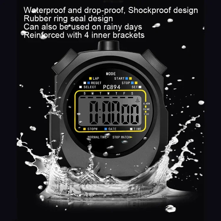 Chronomètre électronique PC894, minuterie pour sport, fitness, entraînement, arbitre, PC894