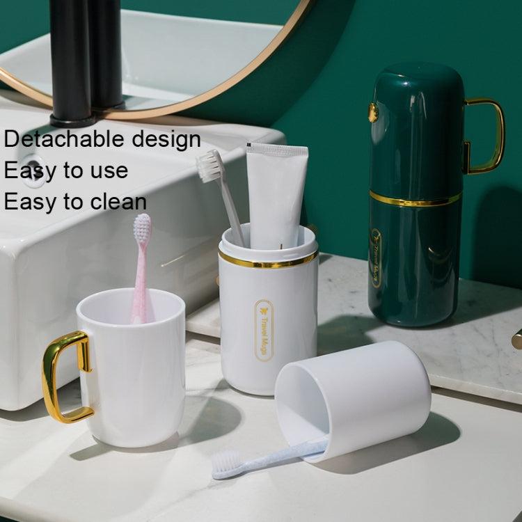 JM043 Lot de gobelets de bain de bouche pour la maison, ensemble de tasses à brosse à dents portable pour couple, style : 2 tasses vert foncé, 2 tasses noir, 2 tasses blanc, 3 tasses vert foncé, 3 tasses noir, 3 tasses blanc