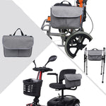 MTP-682 Sac de rangement suspendu pour fauteuil roulant, sac de rangement pour déambulateur de rééducation, MTP-682 Noir