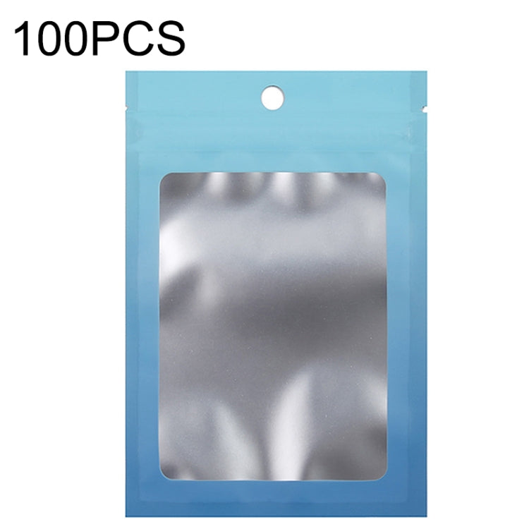100 sachets refermables en papier d'aluminium pour bijoux, câbles de données, emballage scellé, Taille : 7,5x10cm (rose dégradé violet), 7,5x10cm (bleu dégradé rose), 7,5x10cm (dégradé bleu), 7,5x10cm (dégradé jaune), 8,5x13cm (rose dégradé violet)