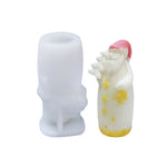 Moule en silicone blanc pour bougie parfumée DIY de Noël
