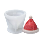 Moule en silicone blanc pour bougie parfumée DIY de Noël