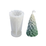 Moule en silicone blanc pour bougie parfumée DIY de Noël