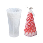 Moule en silicone blanc pour bougie parfumée DIY de Noël