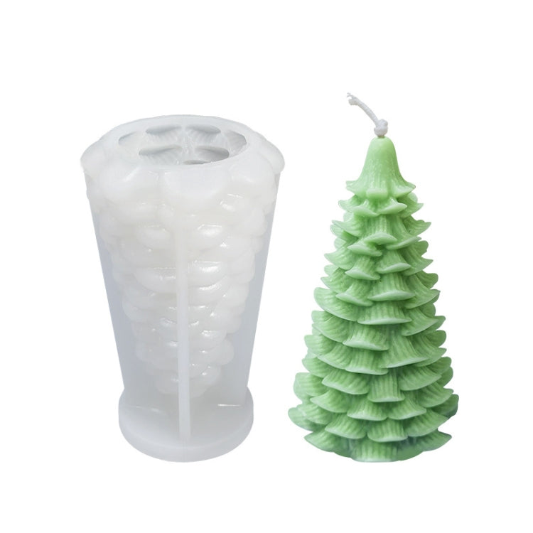 Moule en silicone blanc pour bougie parfumée DIY de Noël