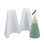 Moule en silicone blanc pour bougie parfumée DIY de Noël