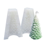 Moule en silicone blanc pour bougie parfumée DIY de Noël