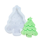 Moule en silicone blanc pour bougie parfumée DIY de Noël