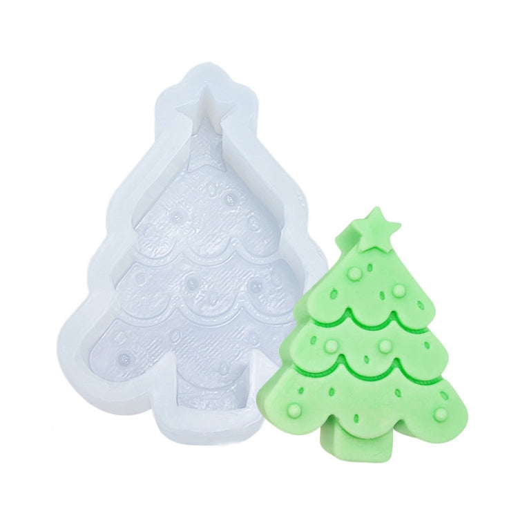 Moule en silicone blanc pour bougie parfumée DIY de Noël
