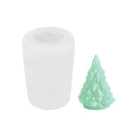 Moule en silicone blanc pour bougie parfumée DIY de Noël