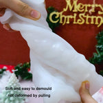 Moule en silicone blanc pour bougie parfumée DIY de Noël