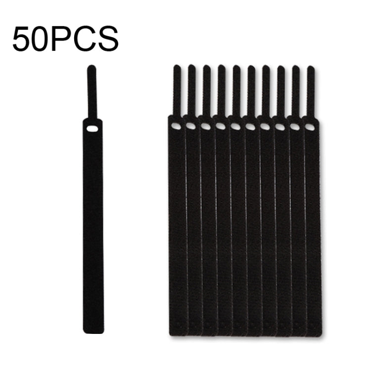 50 PCS Organisateur de câble de données auto-adhésif en forme d'aiguille Bundles colorés, 10 x 130mm, 12 x 115mm, 12 x 145mm, 15 x 200mm, 15 x 300mm