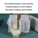 Moule en silicone en forme de main pour bougie parfumée DIY, BH-152, BH-153, BH-154, BH-155, SX-LZ-332, SX-LZ-331