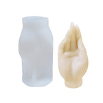 Moule en silicone en forme de main pour bougie parfumée DIY, BH-152, BH-153, BH-154, BH-155, SX-LZ-332, SX-LZ-331