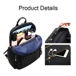 Sac à dos pour ordinateur portable Bopai 62-00121 multifonctionnel, résistant à l'usure et antivol