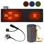Winter Outdoor Camping Smart Portable Heating Sleeping Pad, 198x61cm Orange, 198x61cm Black, 198x61cm Gray