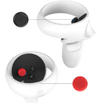 Protection en silicone pour bouton périphérique et joystick de manette VR, pour Meta Quest 2, Protection joystick (Noir), Protection joystick (Gris), Protection joystick (Blanc), Protection joystick (Rose), Protection joystick (Rouge)