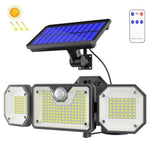 Lampe solaire LED d'extérieur étanche avec capteur de corps humain, Style : Split 226LED