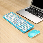 Ensemble clavier souris sans fil silencieux de bureau gaming MLD-568, MLD-568 Noir, MLD-568 Blanc, MLD-568 Bleu, MLD-568 Rose